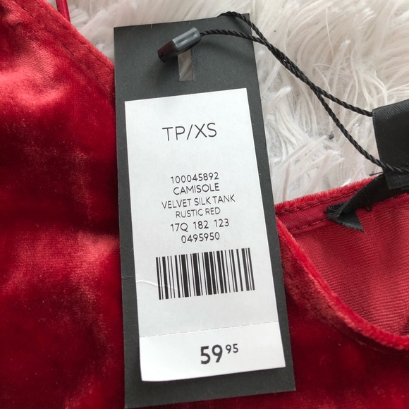 DYNAMITE VELVET CAMI - Picture 3 of 3